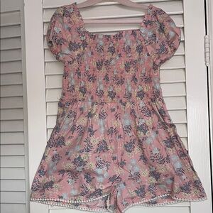 Joie Pink Floral Kids Romper